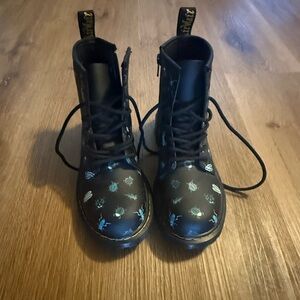 Junior 1460 glow up dark bug lace up boots
